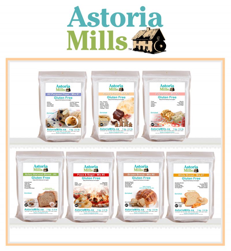 Astoria Mills Gluten Free Mixes graphic