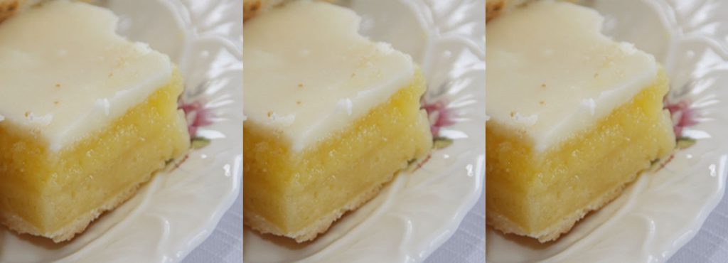 Frosted-Lemon Dessert Squares