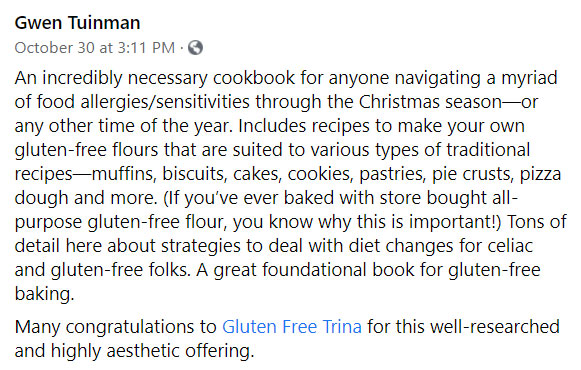 Copy of facebook review by Gwen Tuinman