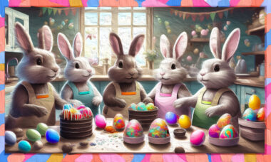 Easter Bunnies make eggs.