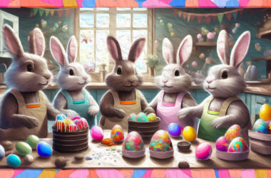 Easter Bunnies make eggs.